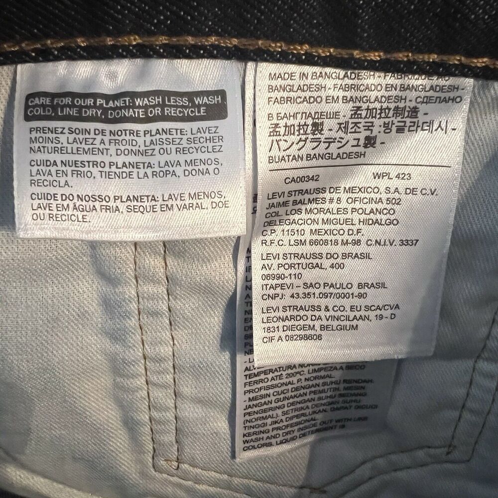 NWT Levi’s 505 Regular Fit Men’s Jeans 40 X 30 - Picture 8 of 9